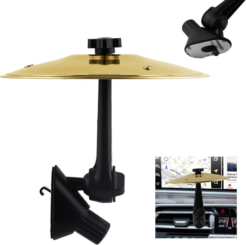 SKAHEE Car Cymbal Air Vent Mounted Mini Drum Crash Cymbal For Car Vent - Image 1